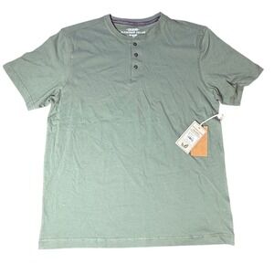 Alexander Julian Colours Mens T-Shirt Large Faded Grass‎ Organic Collection